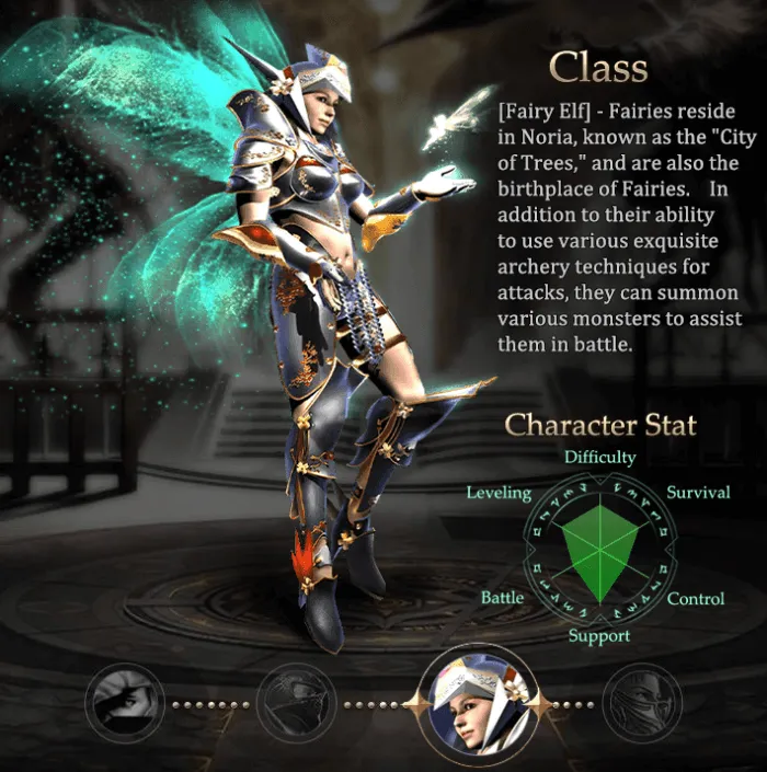 MU Immortal 職業列表 - Fairy Elf