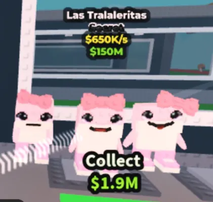 Roblox Steal a Brainrot Secret Brainrots 指南 - Las Tralaleritas