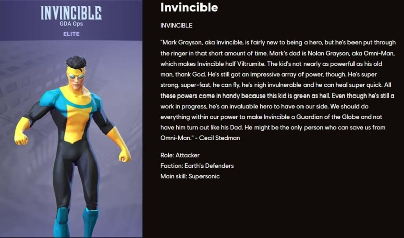 invincible guarding the globe heroes tier list