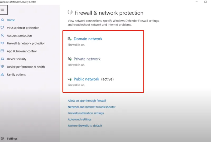 Wie man Firewalls deaktiviert