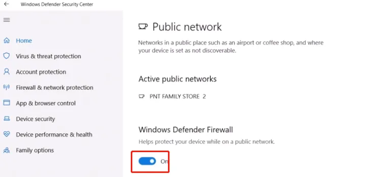 Wie man Firewalls deaktiviert7