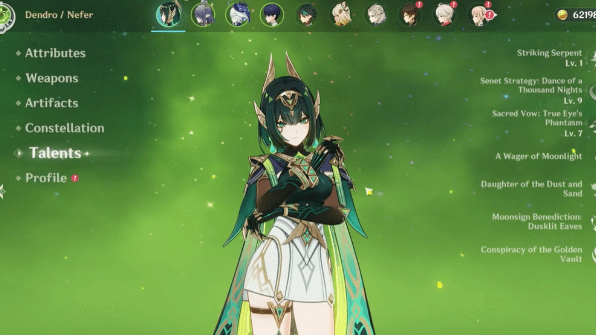 Best Team Compositions for Nefer