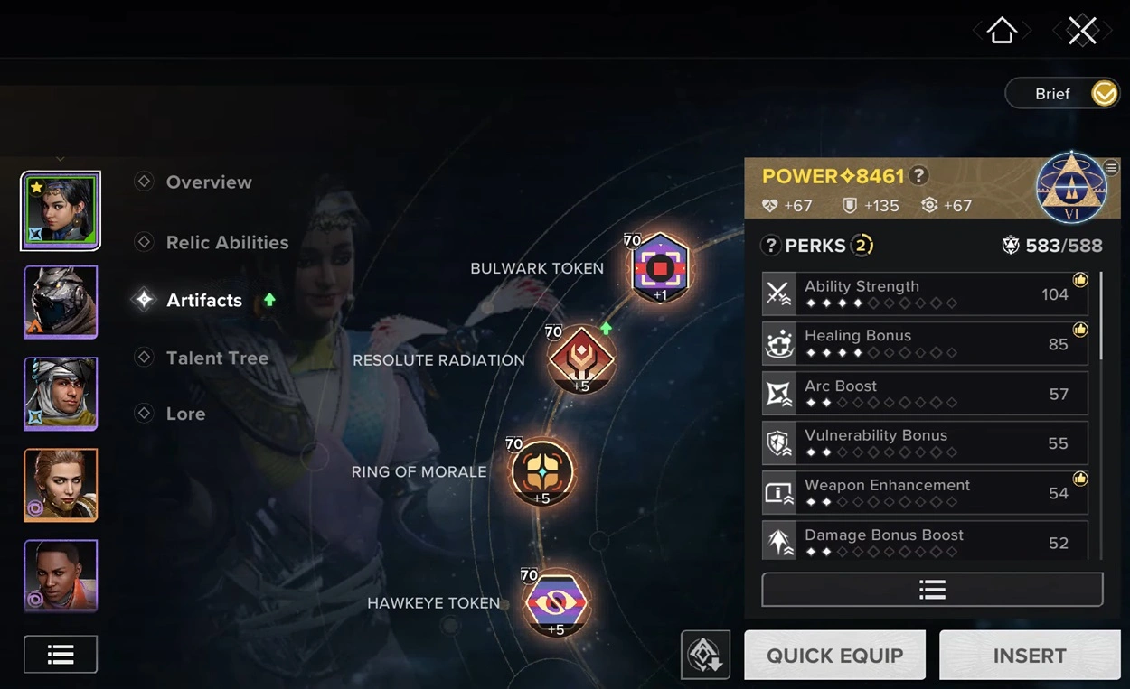 The Best Artifacts for Attal 