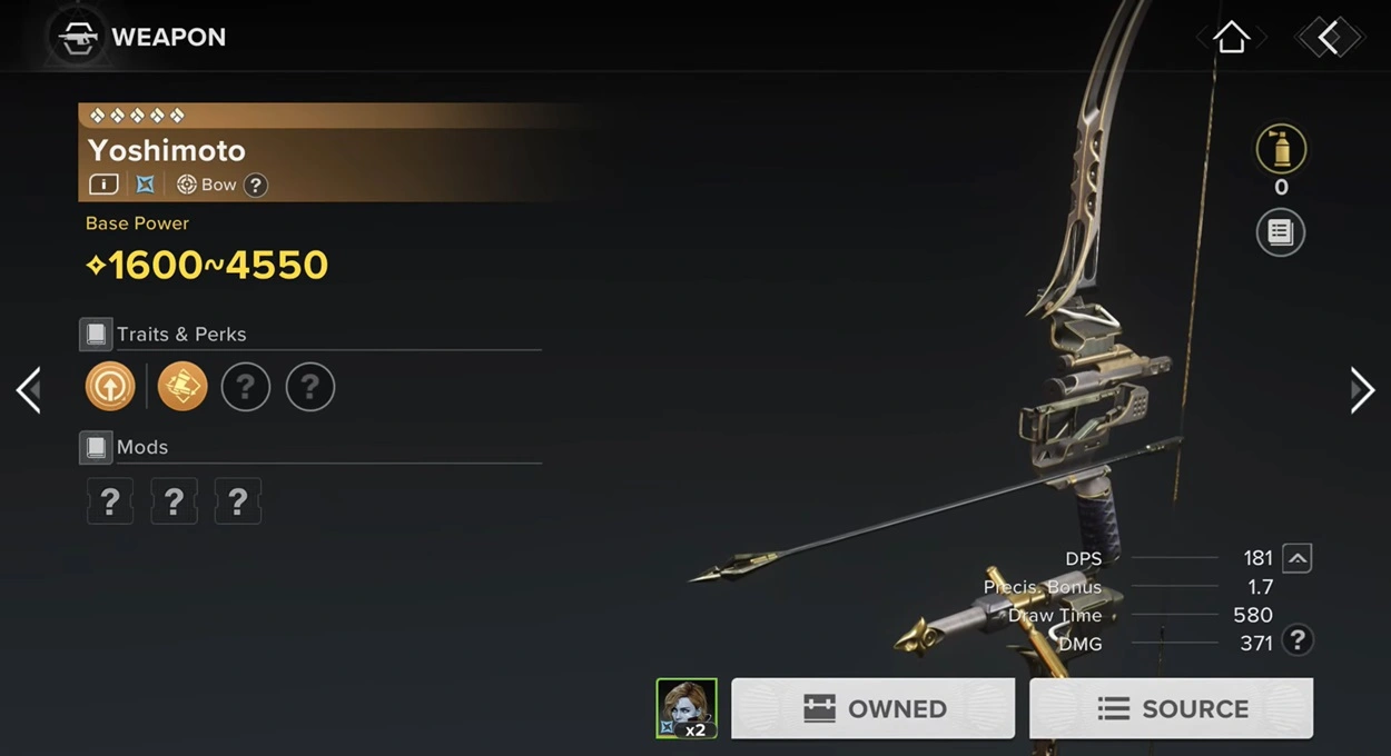 Stat Breakdown of Yoshimoto