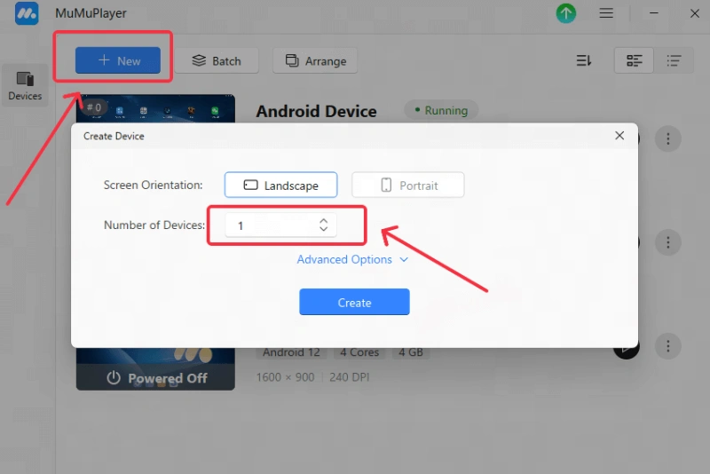 Step 2. Create Multiple Devices