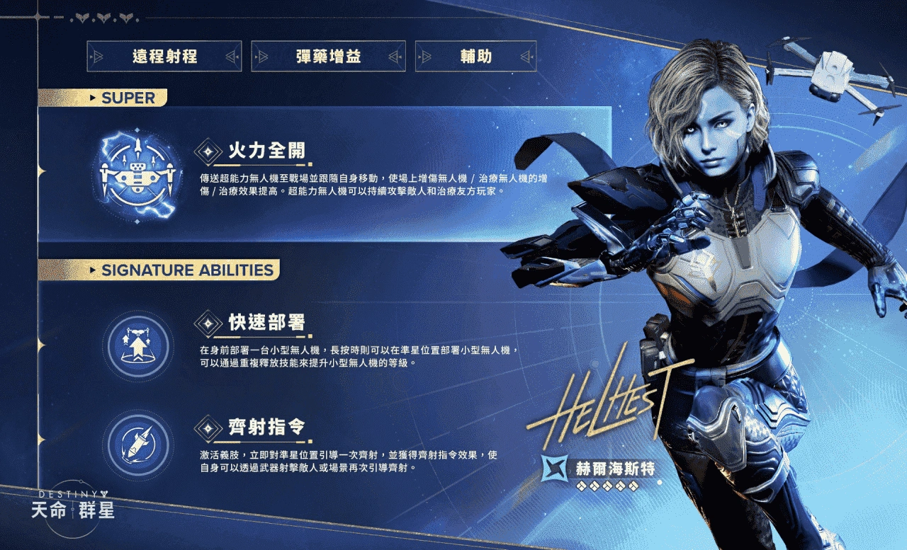 赫爾海斯特的技能與能力