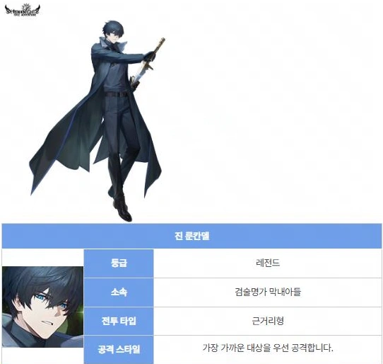 '세븐나이츠 키우기', 레전드 캐릭터 '진 룬칸델' 추가!