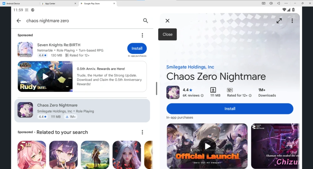 Chaos Zero Nightmare PC