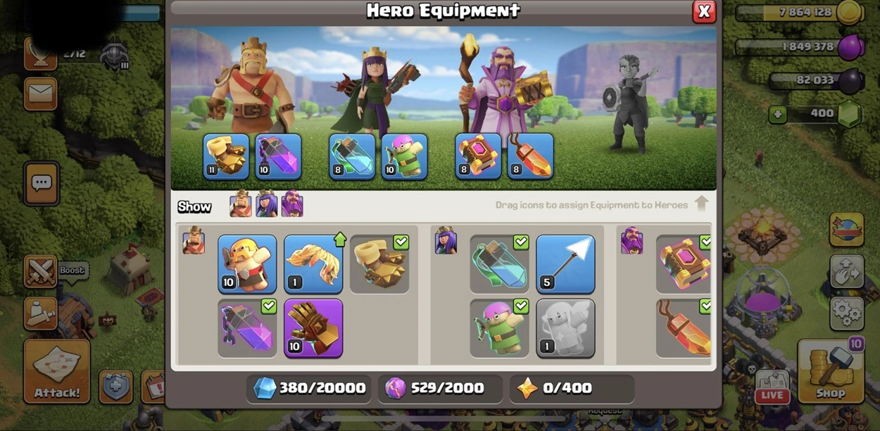 Clash of Clans Best Equipment 