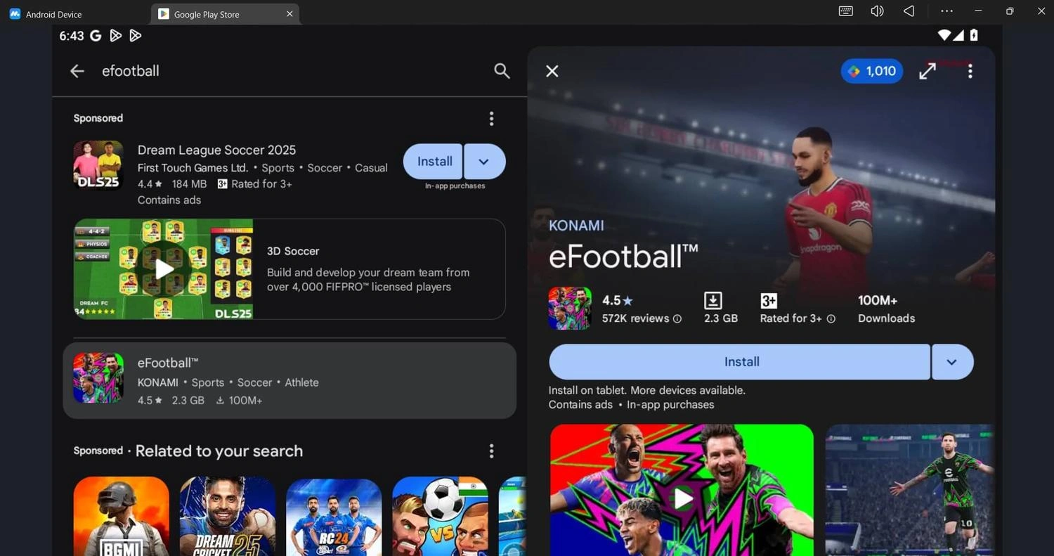 efootball PC
