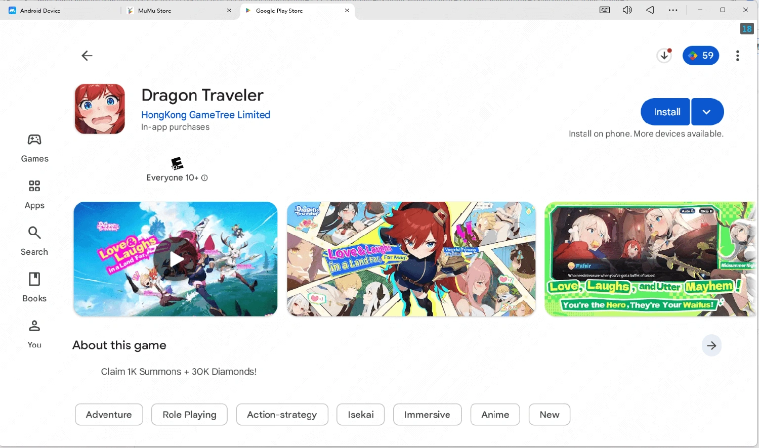 dragon traveler pc
