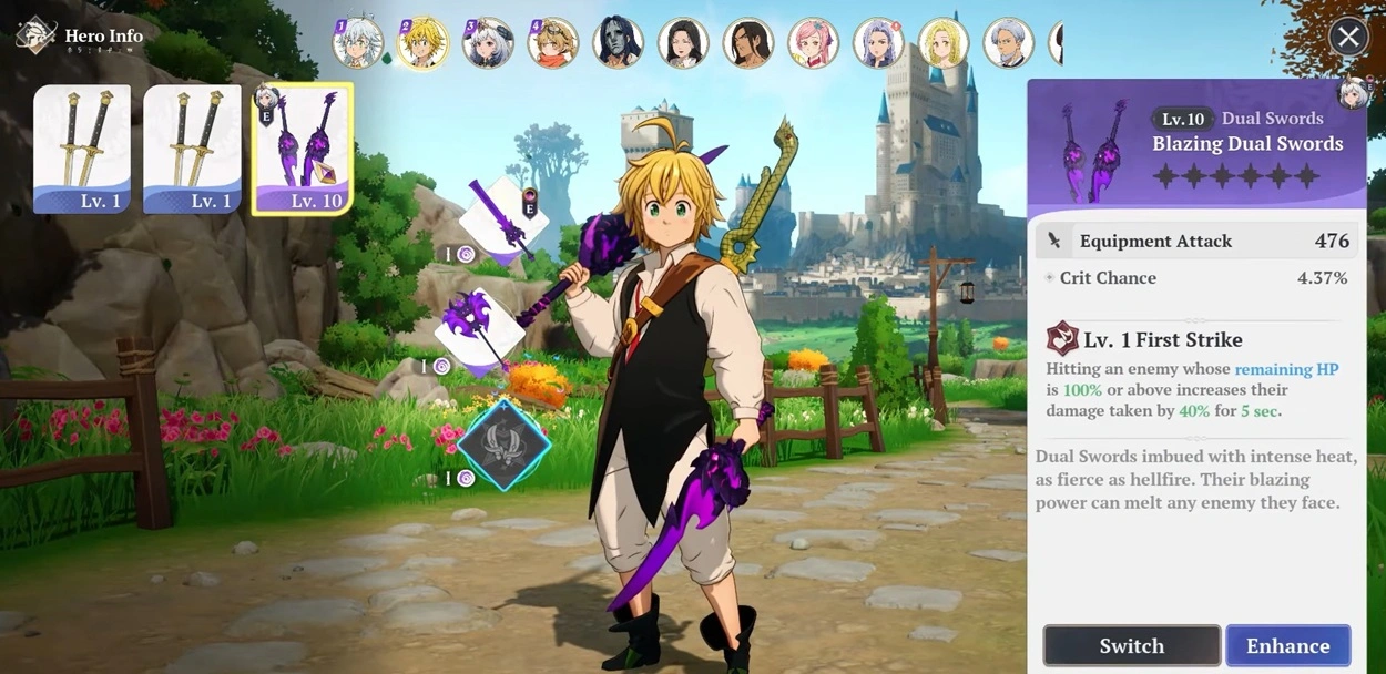 The Seven Deadly Sins: Origin Meliodas Build Guide