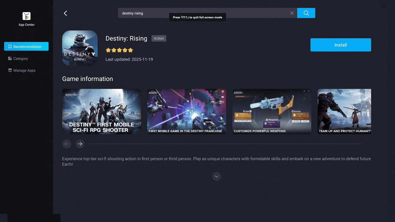 Destiny Rising Characters Guide