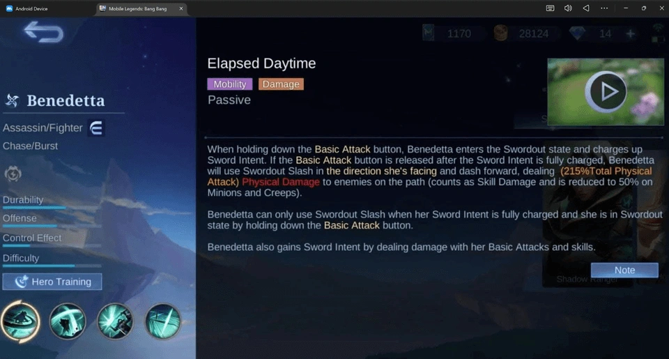 Mobile Legends: Bang Bang Benedetta Build Guide