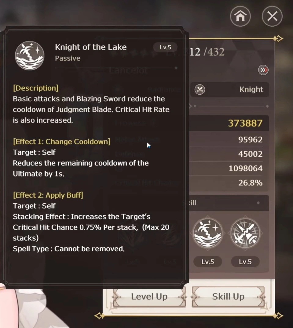 Lost Sword Lancelot Guide