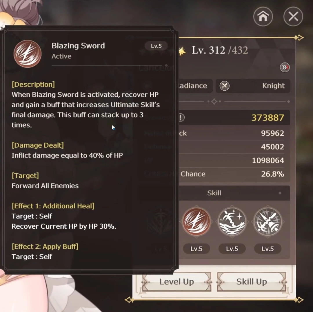 Lost Sword Lancelot Guide