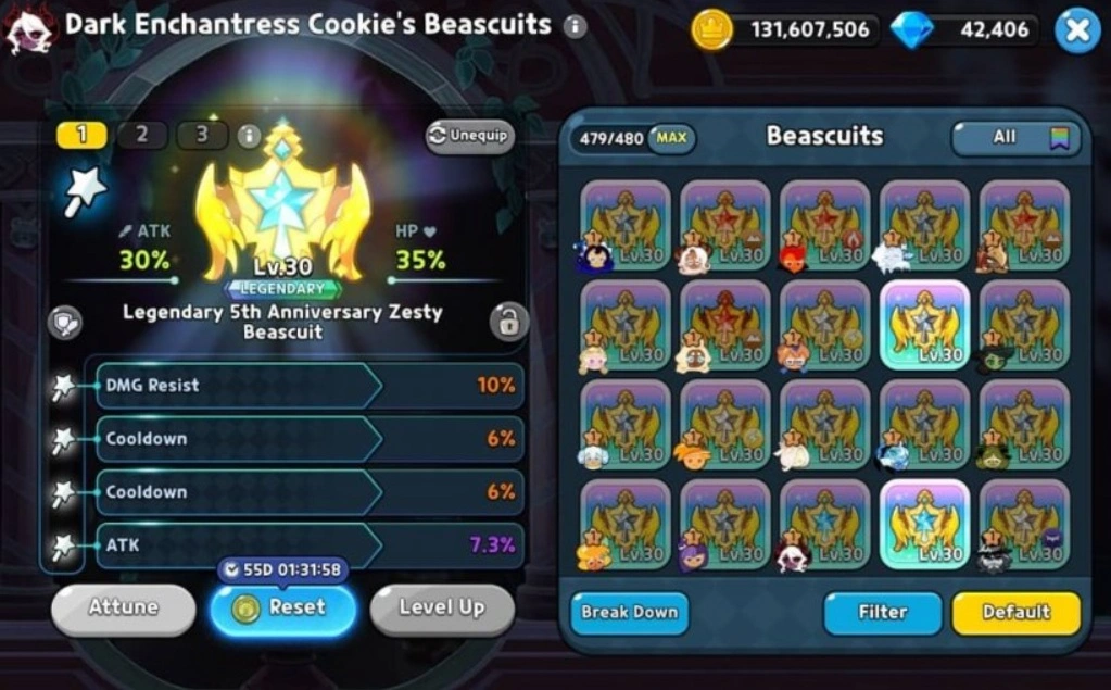 Dark Enchantress Cookie Guide in CookieRun: Kingdom