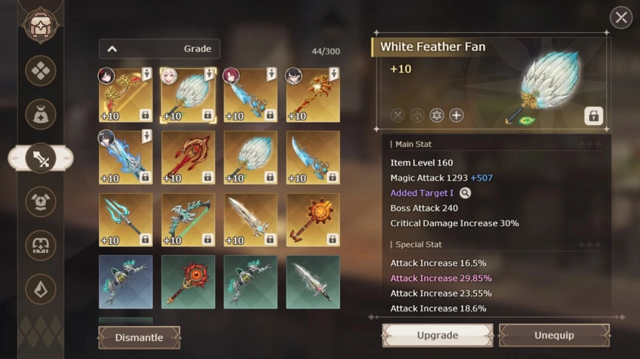 Lost Sword Gearing Guide