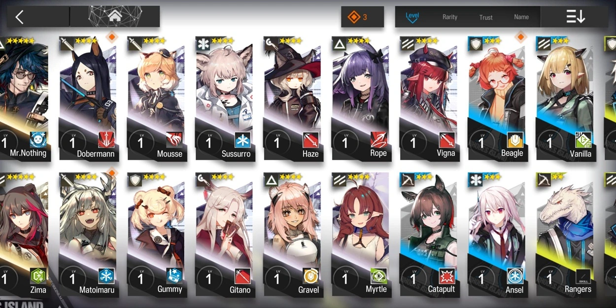 Arknights characters