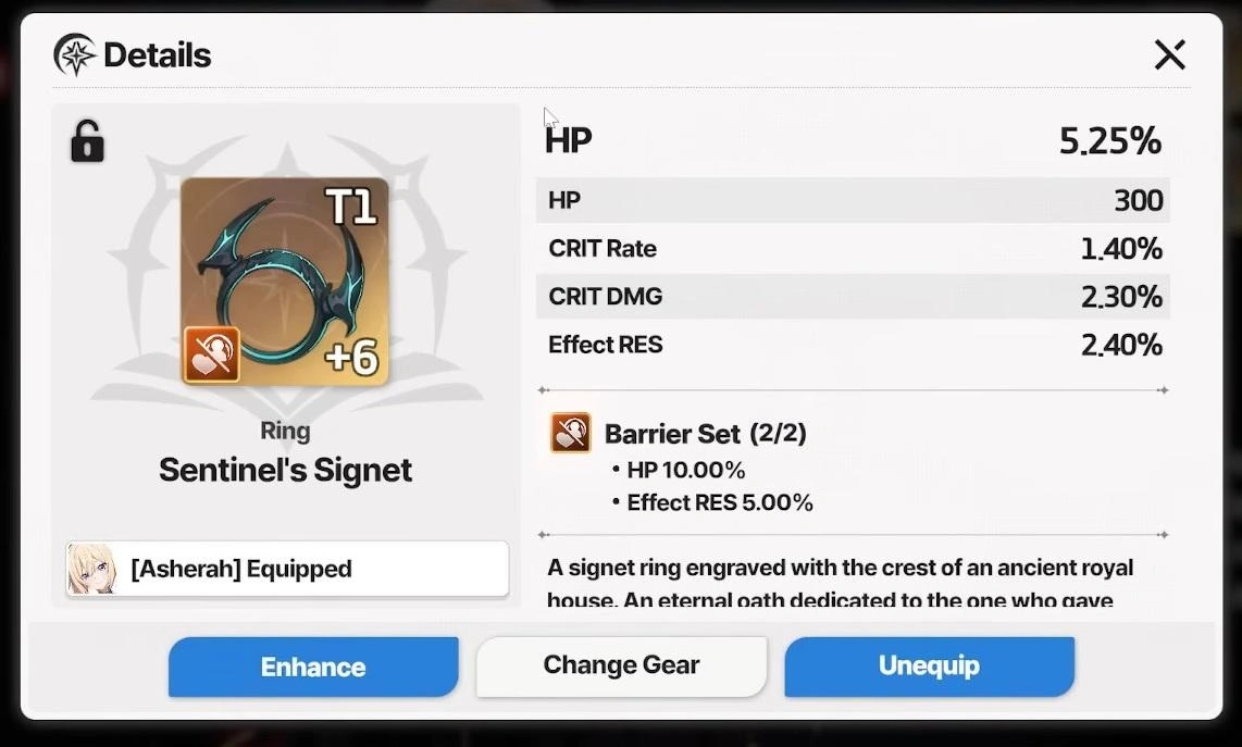 StarSaviors Gear Setup