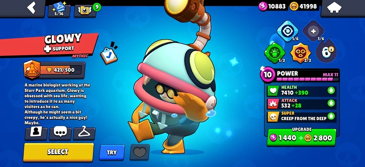 Brawl Stars Glowy Build Guide