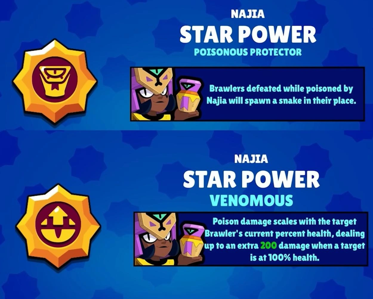 Brawl Stars Najia Build Guide