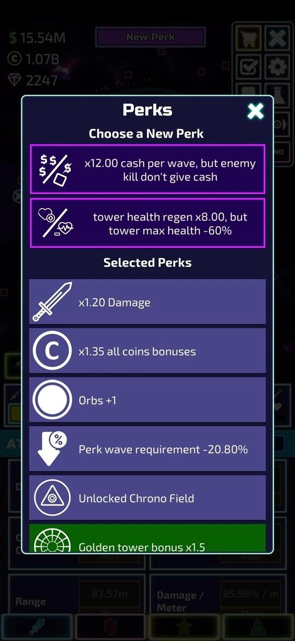 The Tower Idle Tower Defense: Perks Guide