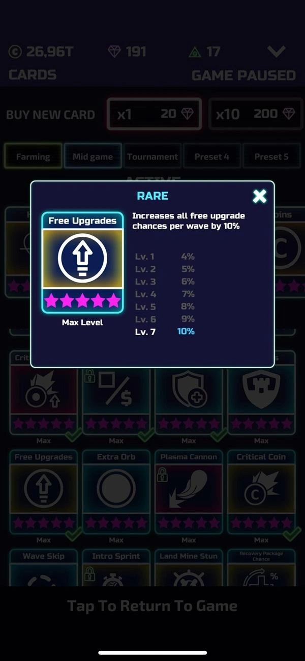 The Tower Idle Tower Defense: Cards Guide & Tier List