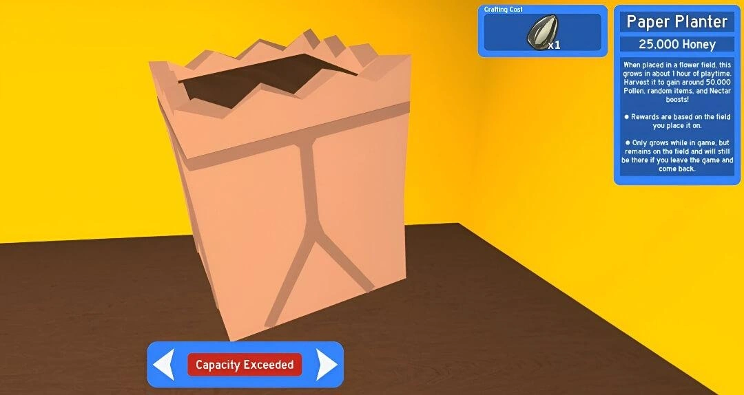 Roblox Bee Swarm Simulator ​Paper Planter