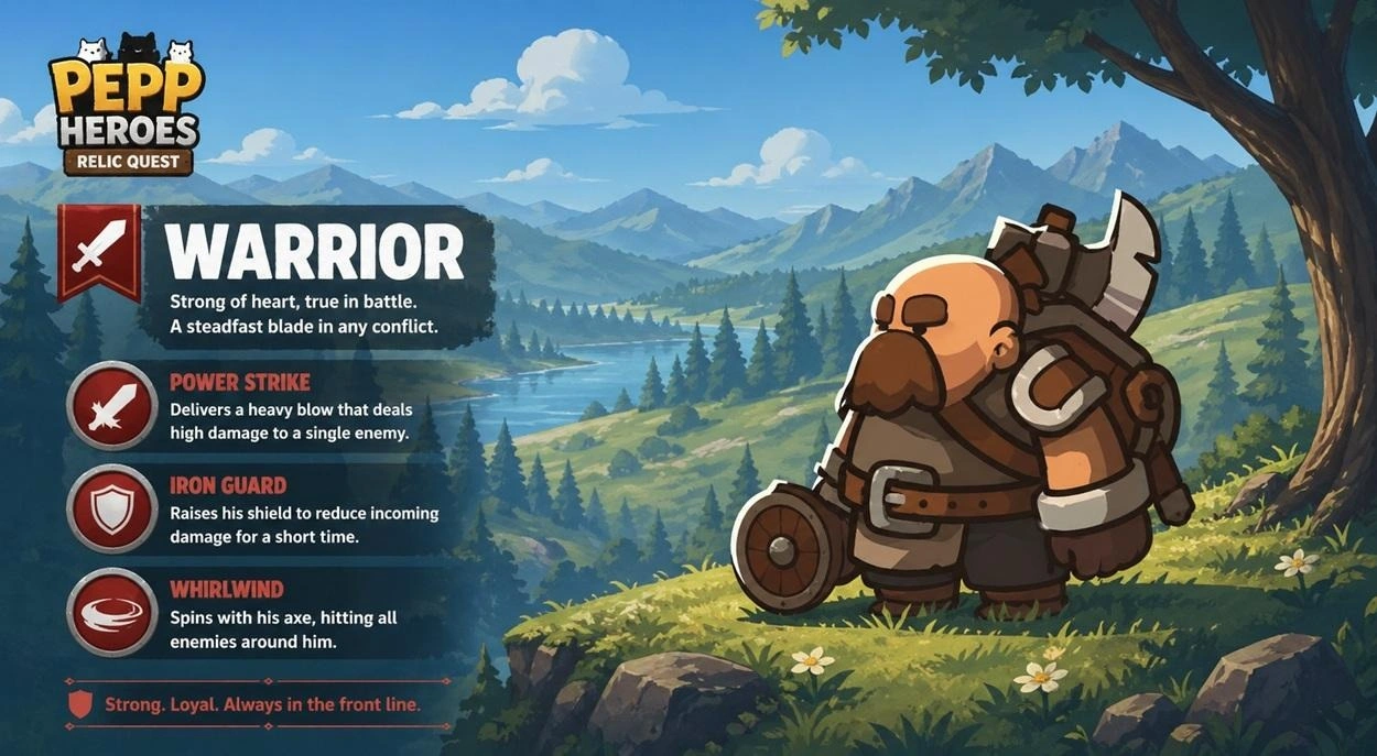 Pepp Heroes: Relic Quest Classes & Jobs Guide