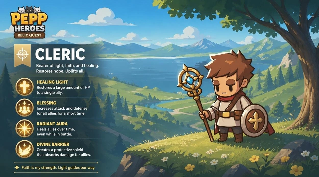 Pepp Heroes: Relic Quest Classes & Jobs Guide