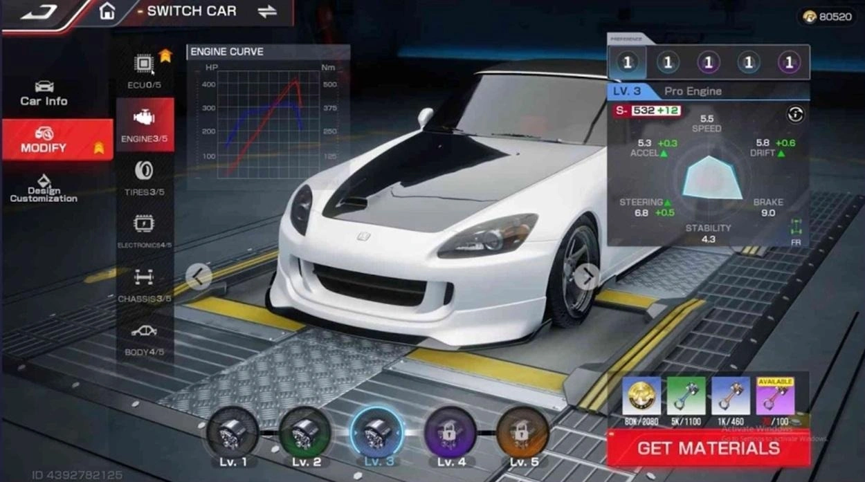 Racing Master Car Upgrade Guide