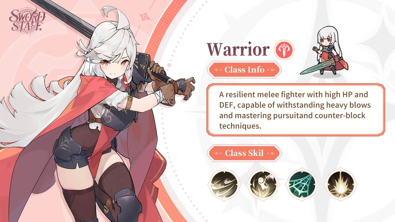 sword x staff warrior