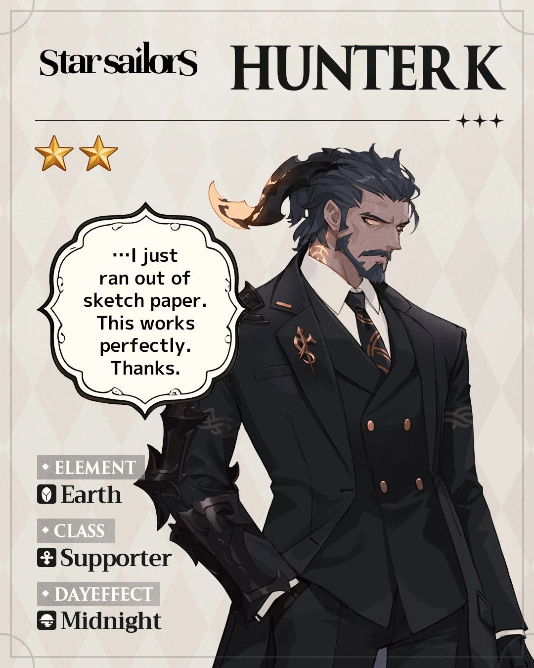 Star Sailors Hunter K (Earth Support/DPS)