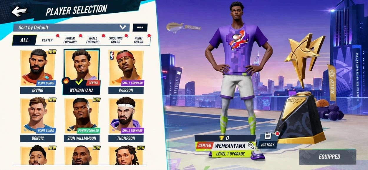 Victor Wembanyama Guide in Dunk City Dynasty