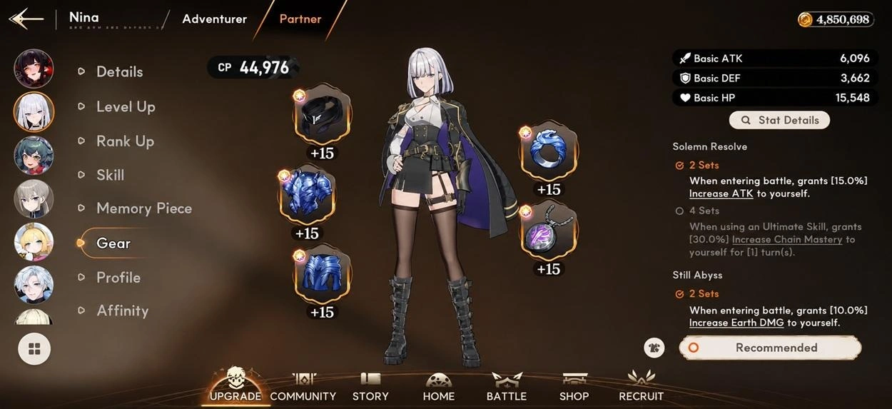 Star Sailors Nina Build: Best Gear, Memories & Team