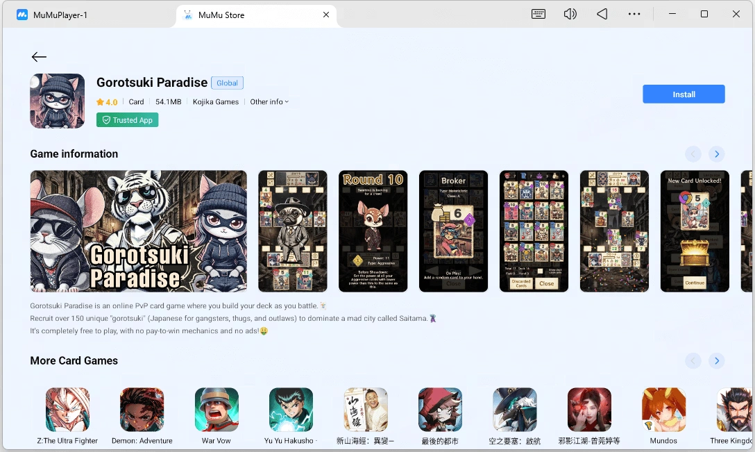 Gorotsuki Paradise Beginner Guide: Build Your First Winning Deck