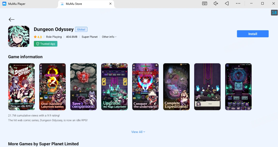  Dungeon Odyssey PC