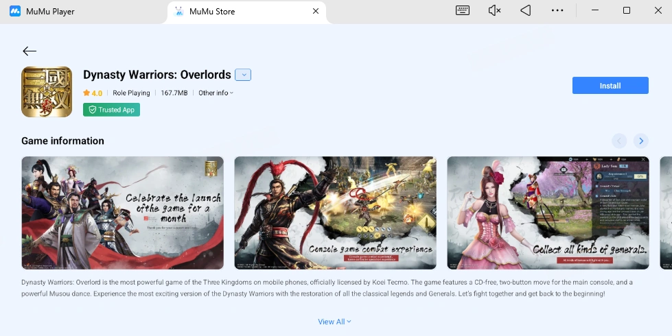 Dynasty Warriors: Overlords PC