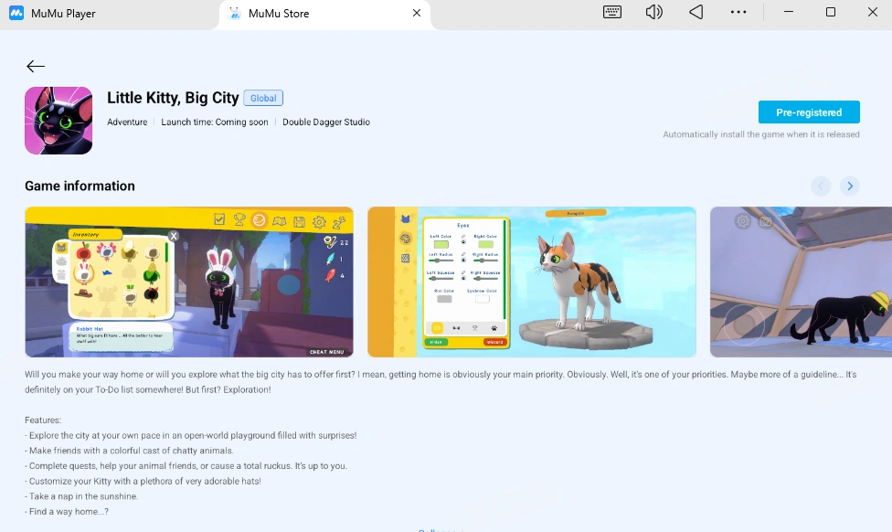 Juega a Gatito en la Gran Ciudad en PC