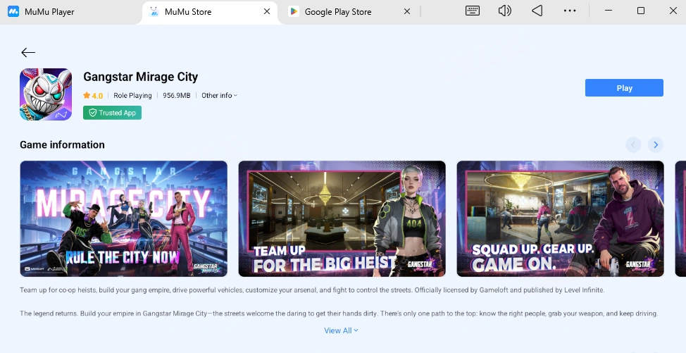  Gangstar Mirage City: Online PC 