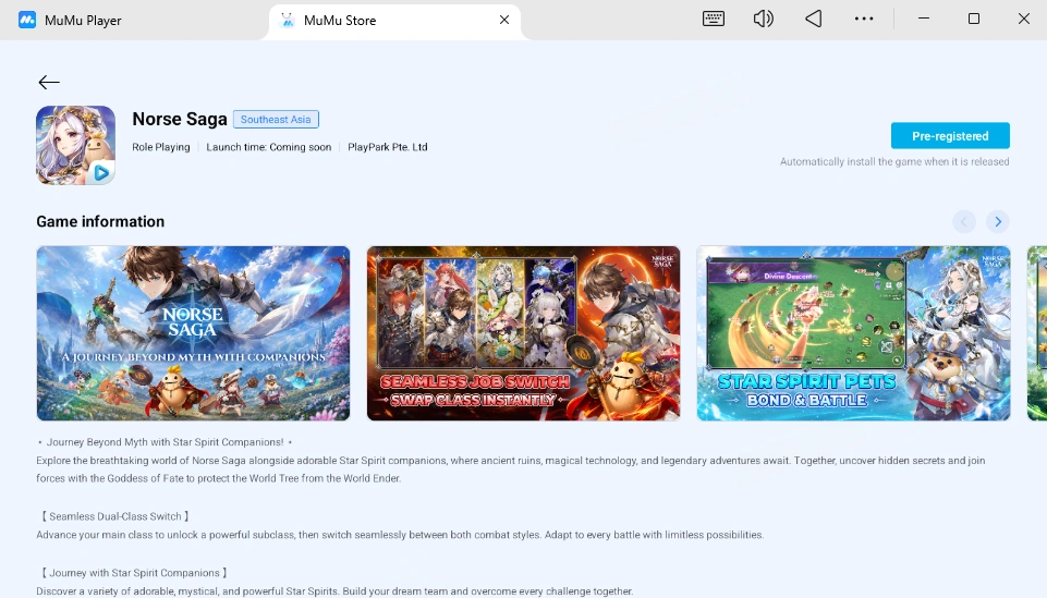 Play Norse Saga Early on PC and Mac