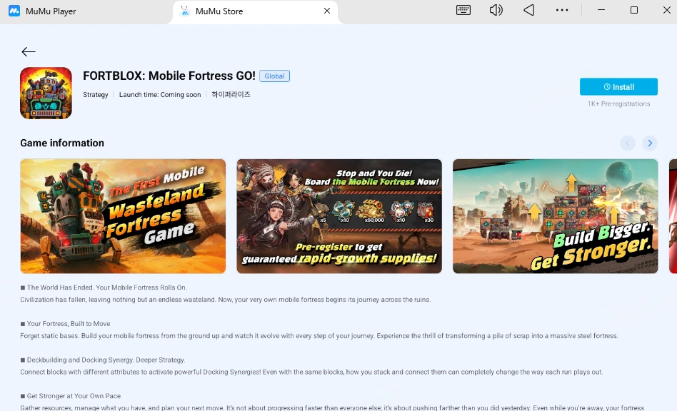 Play FORTBLOX: Mobile Fortress GO! Early on PC and Mac