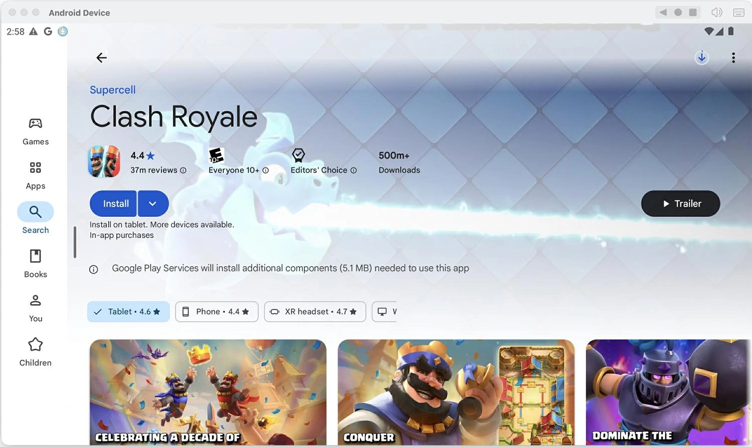 clash royale on mac