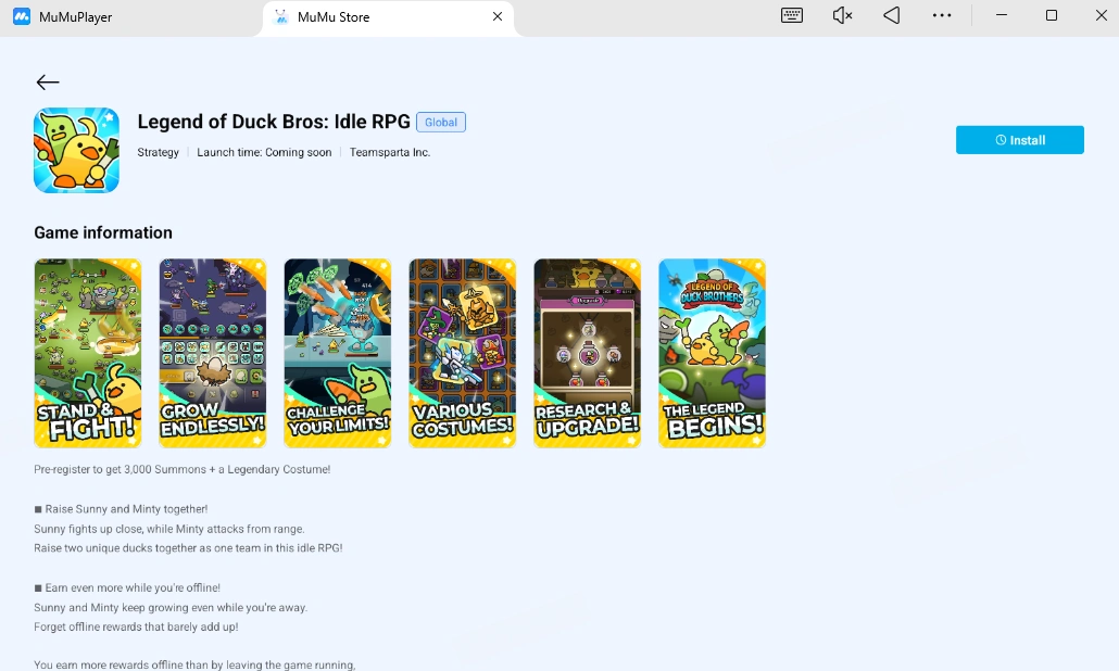 legend of duck PC