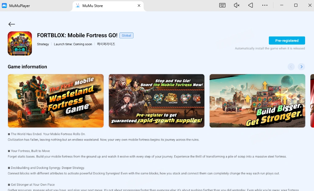 FORTBLOX: Mobile Fortress GO! PC