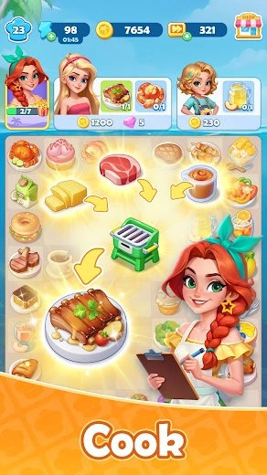 Guía para principiantes de Juicy Journey: Merge & Cook
