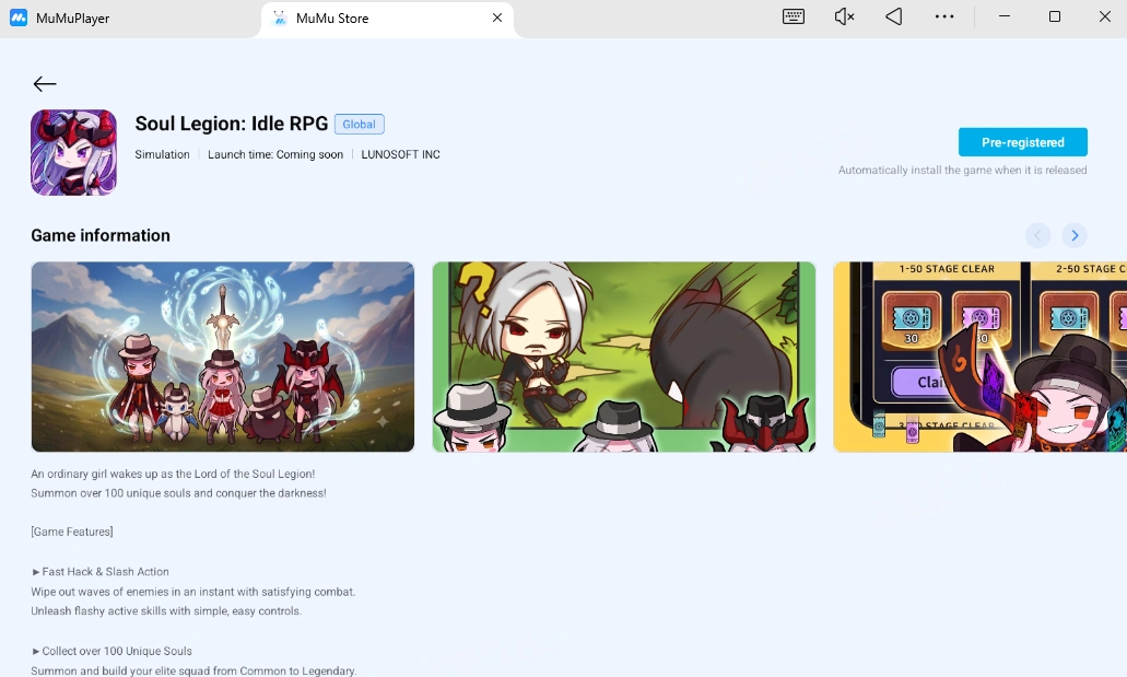  Play Soul Legion: Idle RPG on PC 