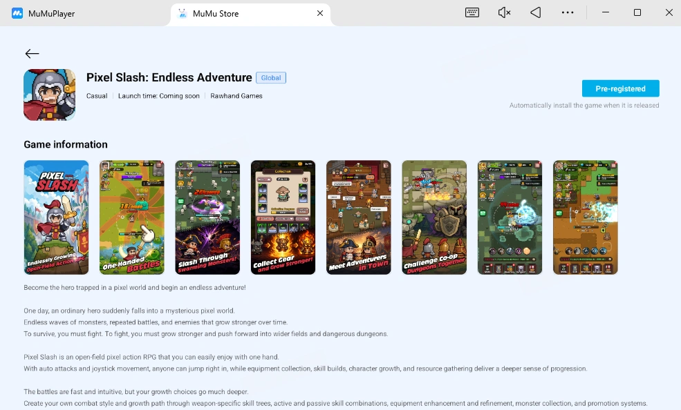 Pixel Slash: Endless Adventure PC