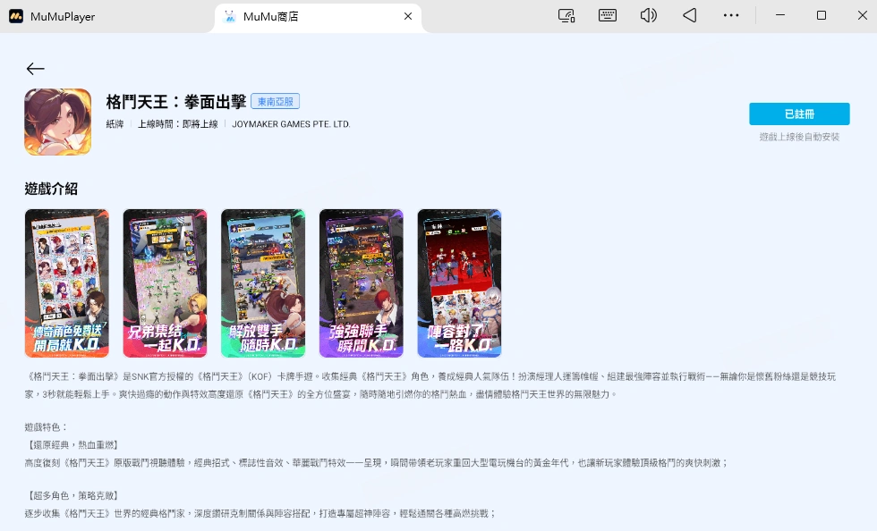 在電腦和 Mac 上玩 格鬥天王：拳面出擊